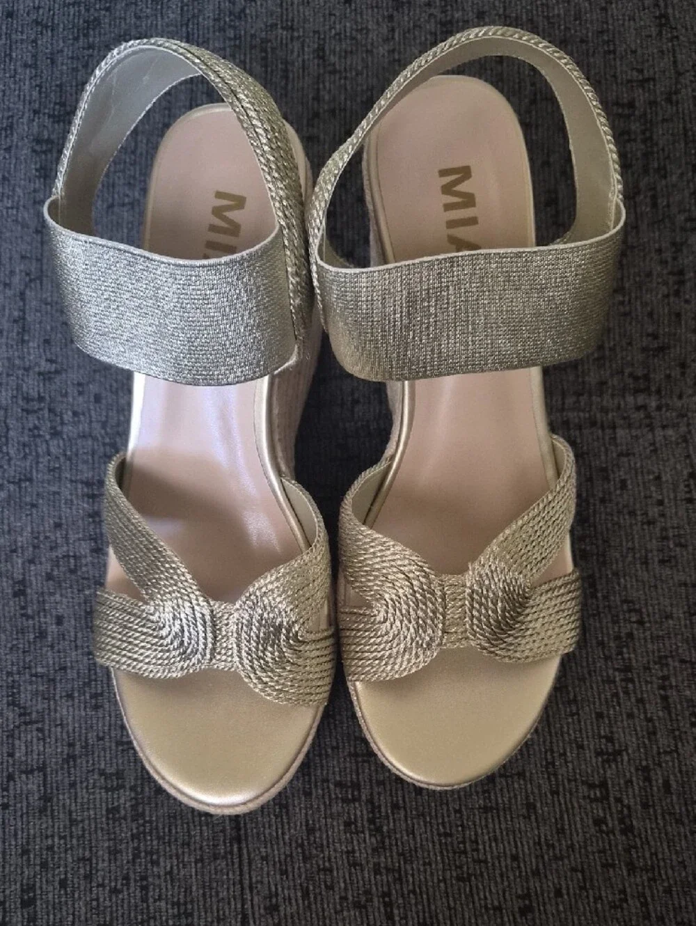 MIA shimmery gold